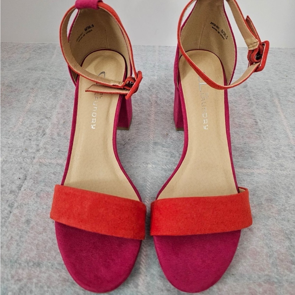 CL by Laundry Jody Sandal Women’s 6M Red/Pink